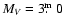 $M_{V}=3\hbox{$.\!\!^{\rm m}$ }0$
