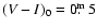 $(V-I)_0=0\hbox{$.\!\!^{\rm m}$ }5$