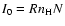 $I_0 = Rn_{\rm H}N$