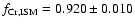 $f_{\rm Cr,ISM} = 0.920\pm0.010$