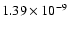 $1.39\times10^{-9}$