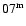 $07\rm ^m$