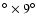 $^{\circ}\times9^{\circ}$