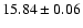 $15.84\pm0.06$