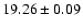 $19.26\pm0.09$