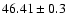$46.41\pm0.3$