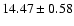 $14.47\pm0.58$
