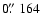 $0\hbox{$.\!\!^{\prime\prime}$ }{164}$