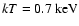 $kT = 0.7~\rm keV$