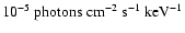 $\rm 10^{-5}~photons\ cm^{-2}\ s^{-1}\ keV^{-1}$
