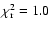 $\rm\chi_r^2 = 1.0$