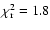 $\rm
\chi_{r}^{2} = 1.8$