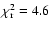 $\rm\chi_{r}^{2} = 4.6$