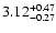 $\rm 3.12^{+0.47}_{-0.27}$