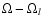$\Omega-\Omega_l$