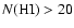 $N({\rm HI}) > 20$