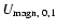 $U_{\rm magn, \;0, 1}$
