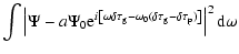 $\displaystyle \int \left \vert \Psi - a \Psi_0
{\rm e}^{ i \left [ \omega \delt...
...a \tau_{\rm g} - \delta \tau_{\rm p})
\right ] } \right \vert ^2 {\rm d} \omega$