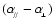 $(\alpha_{\!_{/\!/}}-\alpha_{\!_\perp})$