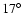 $17^{\circ}$