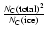 $\frac{{N}_{\rm C}{\rm (total)}^2}{{N}_{\rm C}({\rm ice})}$