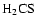 $\rm H_2CS$