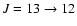 $J=13\to 12$
