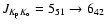 $J_{K_{\rm p}K_{\rm o}}= 5_{51}\to 6_{42}$