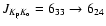 $J_{K_{\rm p}K_{\rm o}}= 6_{33}\to 6_{24}$