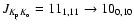 $J_{K_{\rm p}K_{\rm o}}=11_{1,11}\to 10_{0,10}$