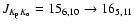 $J_{K_{\rm p}K_{\rm o}}=15_{6,10}\to 16_{5,11}$