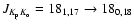$J_{K_{\rm p}K_{\rm o}}=18_{1,17}\to 18_{0,18}$