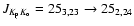 $J_{K_{\rm p}K_{\rm o}}=25_{3,23}\to 25_{2,24}$