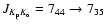 $J_{K_{\rm p}K_{\rm o}}=7_{44}\to 7_{35}$