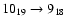 $10_{19}\to9_{18}$