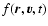 $f({\vec r},{\vec v},t)$