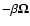 $-\beta{\bf\Omega}$