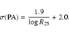 \begin{displaymath}\sigma({\rm PA}) = \frac{1.9}{\log R_{25}} + 2.0.
\end{displaymath}