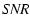 $\displaystyle {\it SNR}$