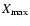 $X_{{\rm max}}$