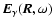 $\vec{E}_{\gamma}(\vec{R},\omega)$