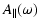 $\displaystyle A_{\parallel}(\omega)$