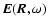 $\vec{E}(\vec{R},\omega)$