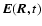 $\vec{E}(\vec{R},t)$