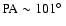 $\rm PA\sim101\hbox{$^\circ$ }$