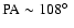 $\rm PA\sim108\hbox{$^\circ$ }$
