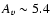 $A_v\sim5.4$