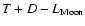 $T+D-L_{\rm Moon}$