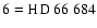 $\rm 6=HD~66~684$