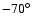 $-70\hbox{$^\circ$ }$